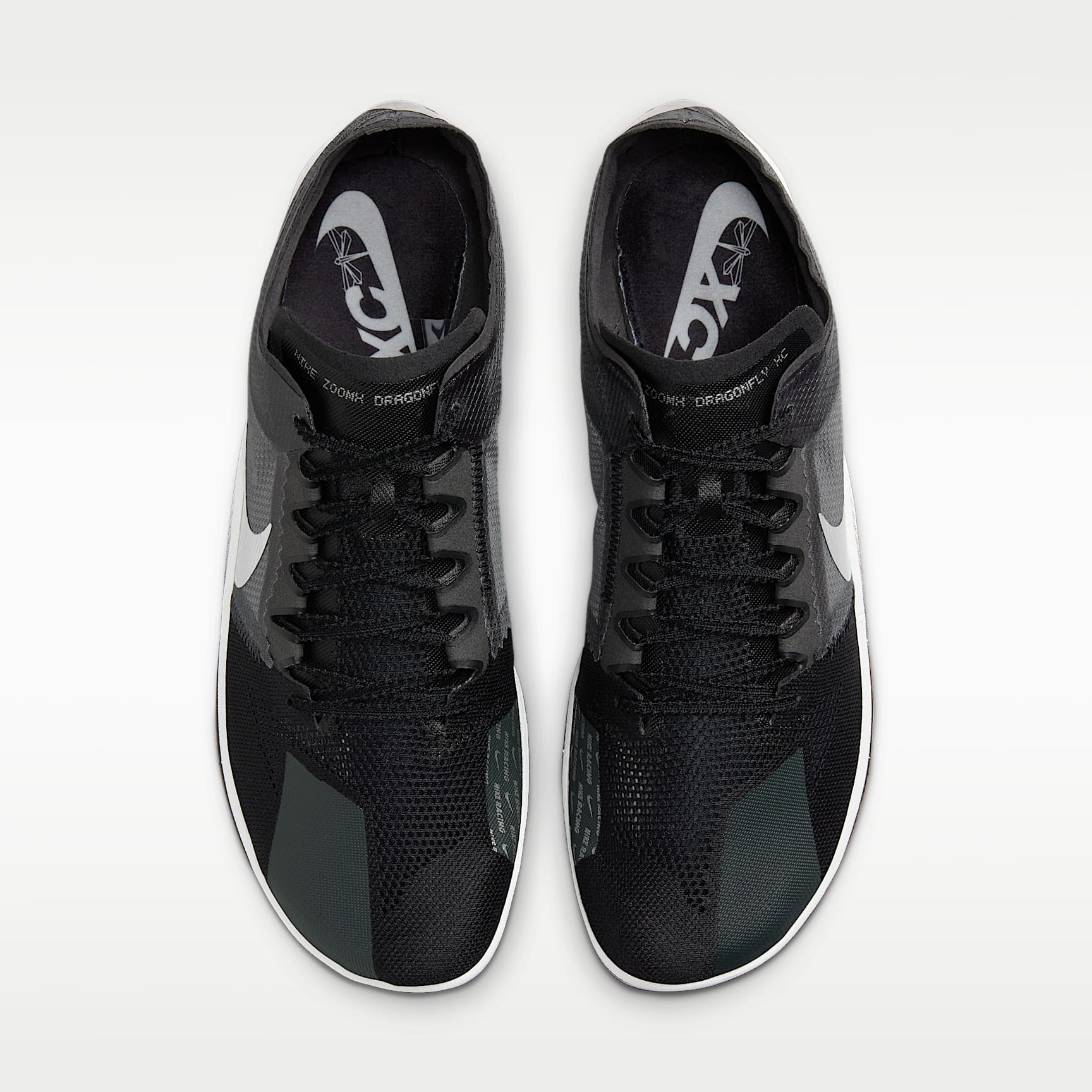 Nike Dragonfly XC Cross-Country-Spikes – Schwarz/Dark Smoke Grey/Weiß/Metallic Silver