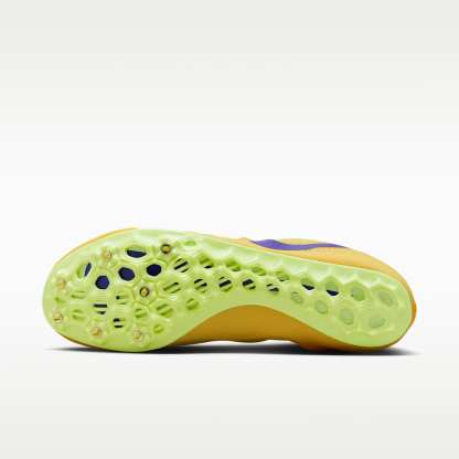 Nike Zoom Ja Fly 4 Laufspikes für Sprints – Citron Pulse/Volt Ice/University Gold/Indigo Burst