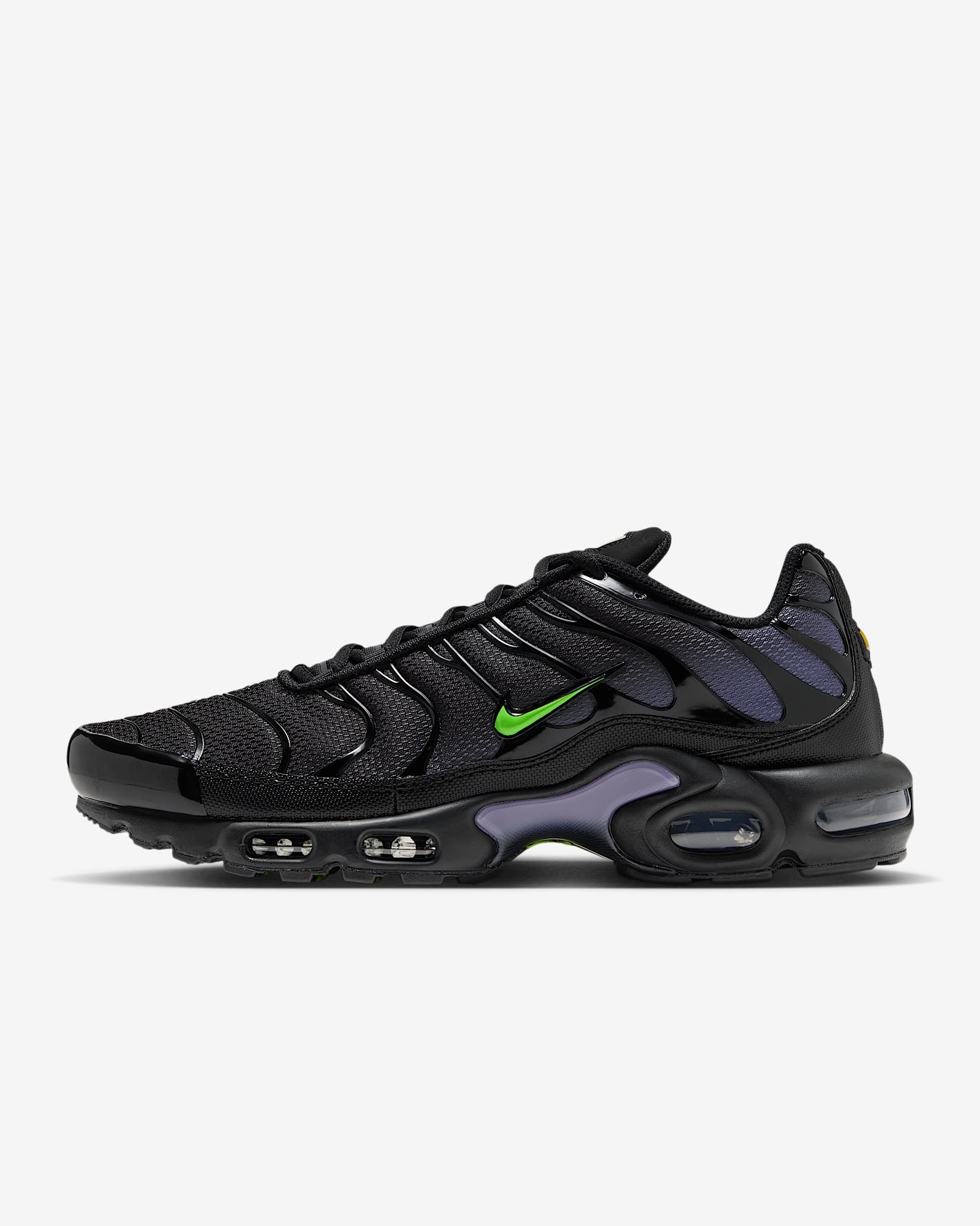 Nike Air Max Plus Schuh (Herren) – Schwarz/Canyon Purple/Electric Green