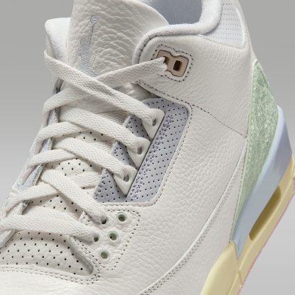 Air Jordan 3 "World's Best" Schuh (Herren) – Sail/Aura/Iced Carmine/Jade Aura