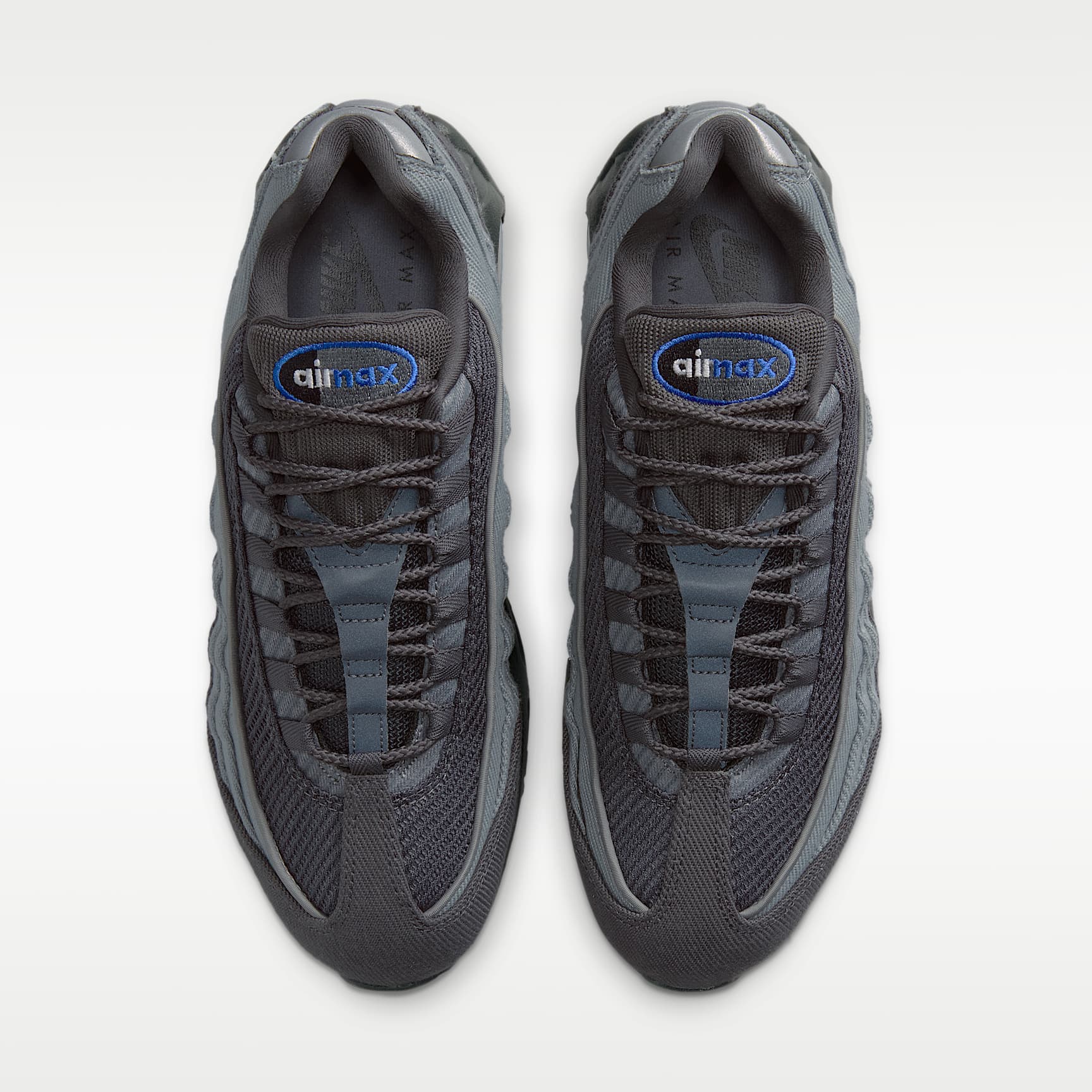 Nike Air Max 95 Big Bubble Schuh (Herren) – Smoke Grey/Anthracite/Schwarz/Racer Blue