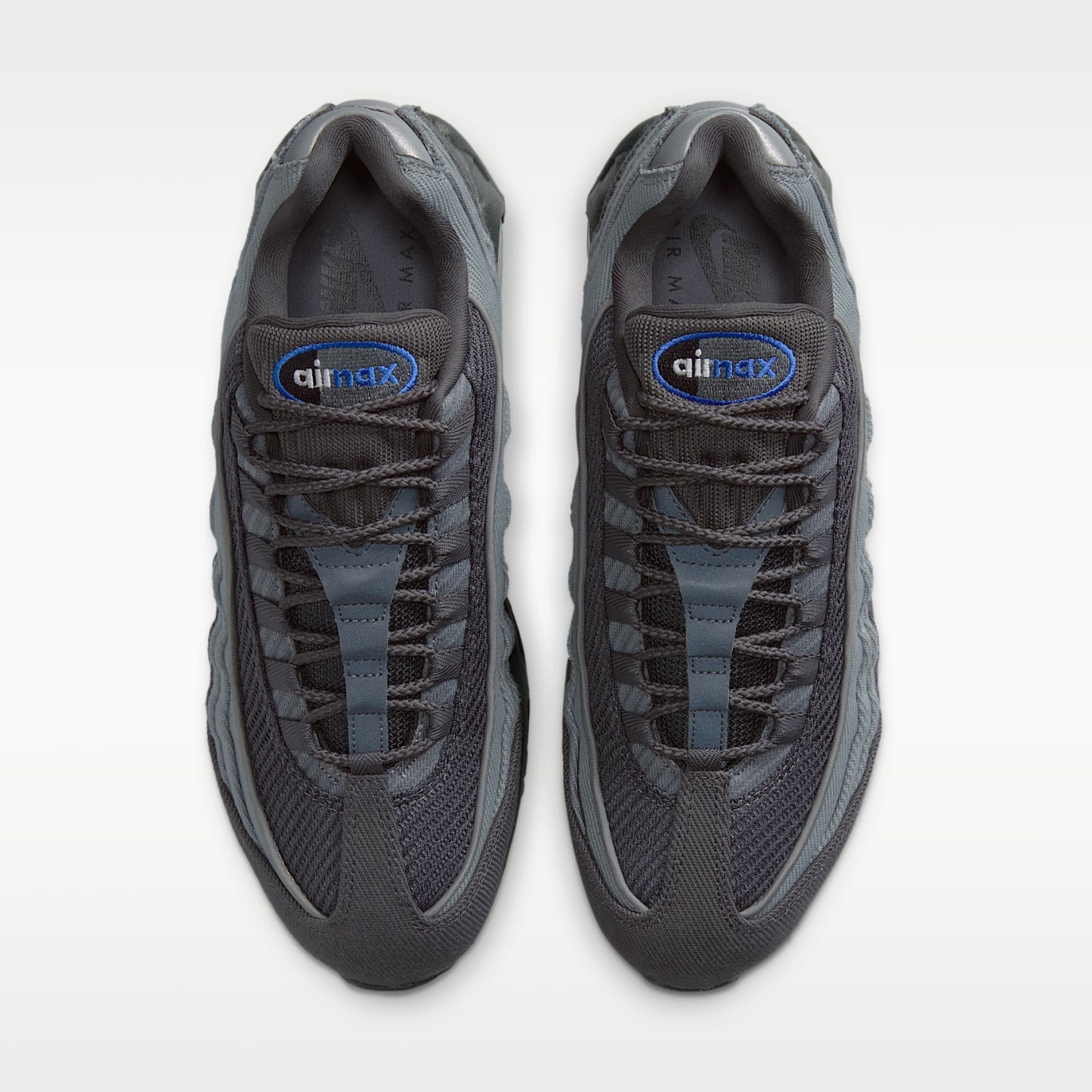 Nike Air Max 95 Big Bubble Schuh (Herren) – Smoke Grey/Anthracite/Schwarz/Racer Blue