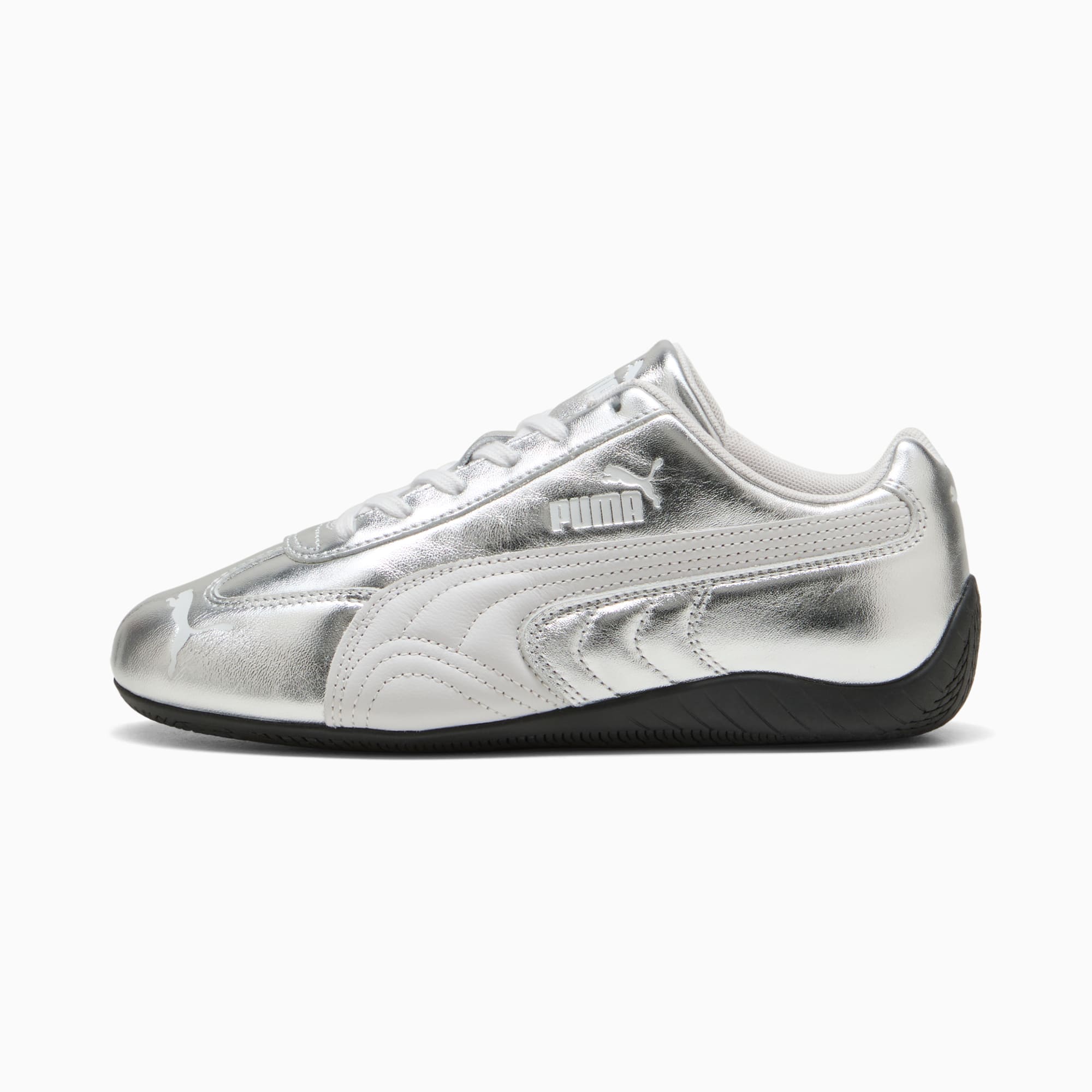 Speedcat Silver Sneakers Damen - Feather Gray-PUMA Black