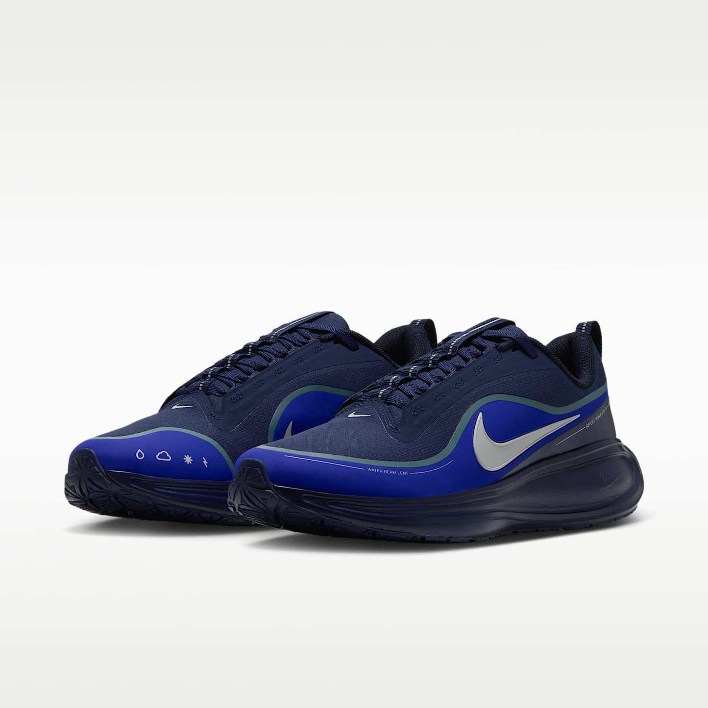 Nike Revolution 8 Utility Straßenlaufschuh (Herren) – Midnight Navy/Racer Blue/Smokey Blue/Grey Mist