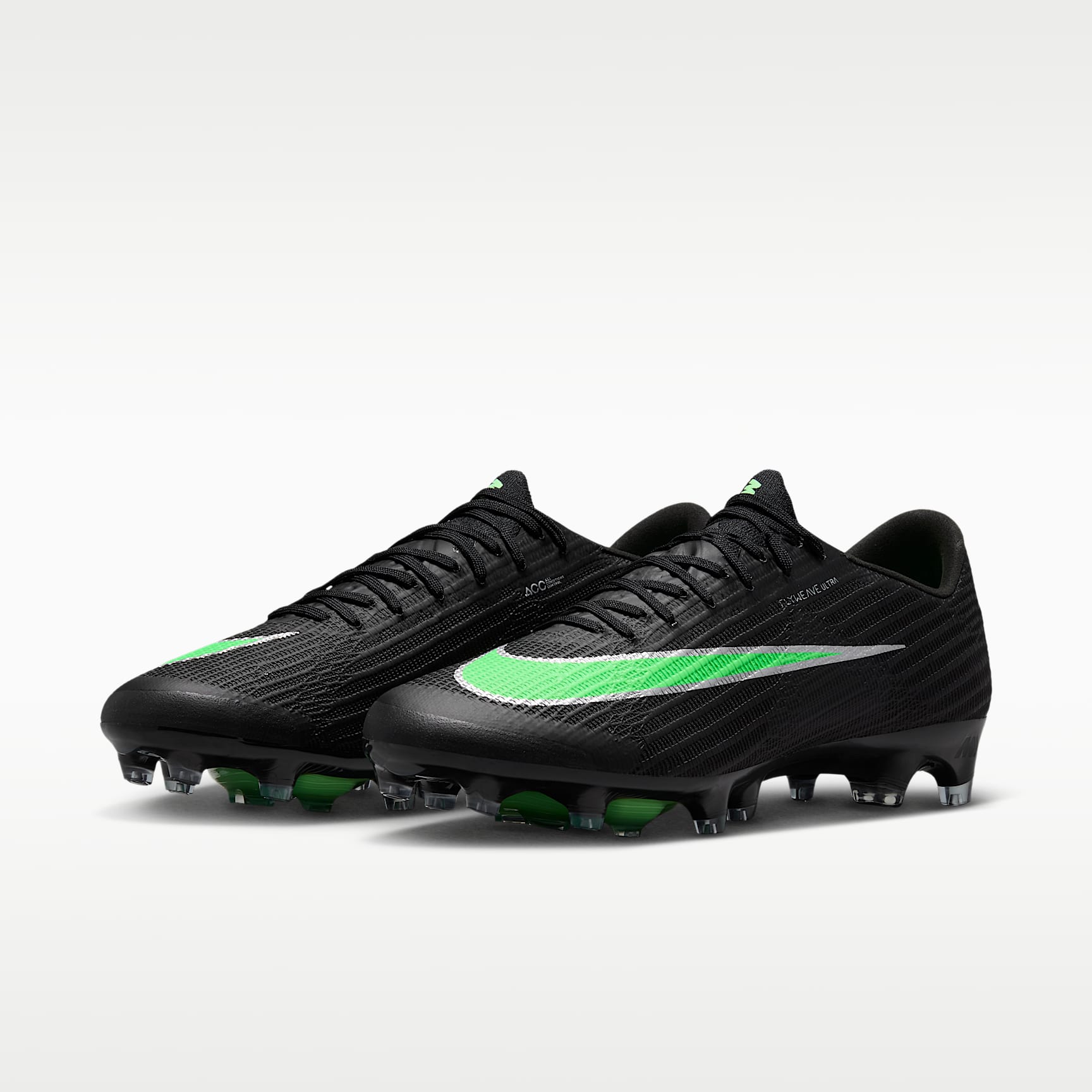 Nike Mercurial Superfly 11 Elite Low-Top-Fußballschuh für Kunstrasen – Schwarz/Schwarz/Illusion Green