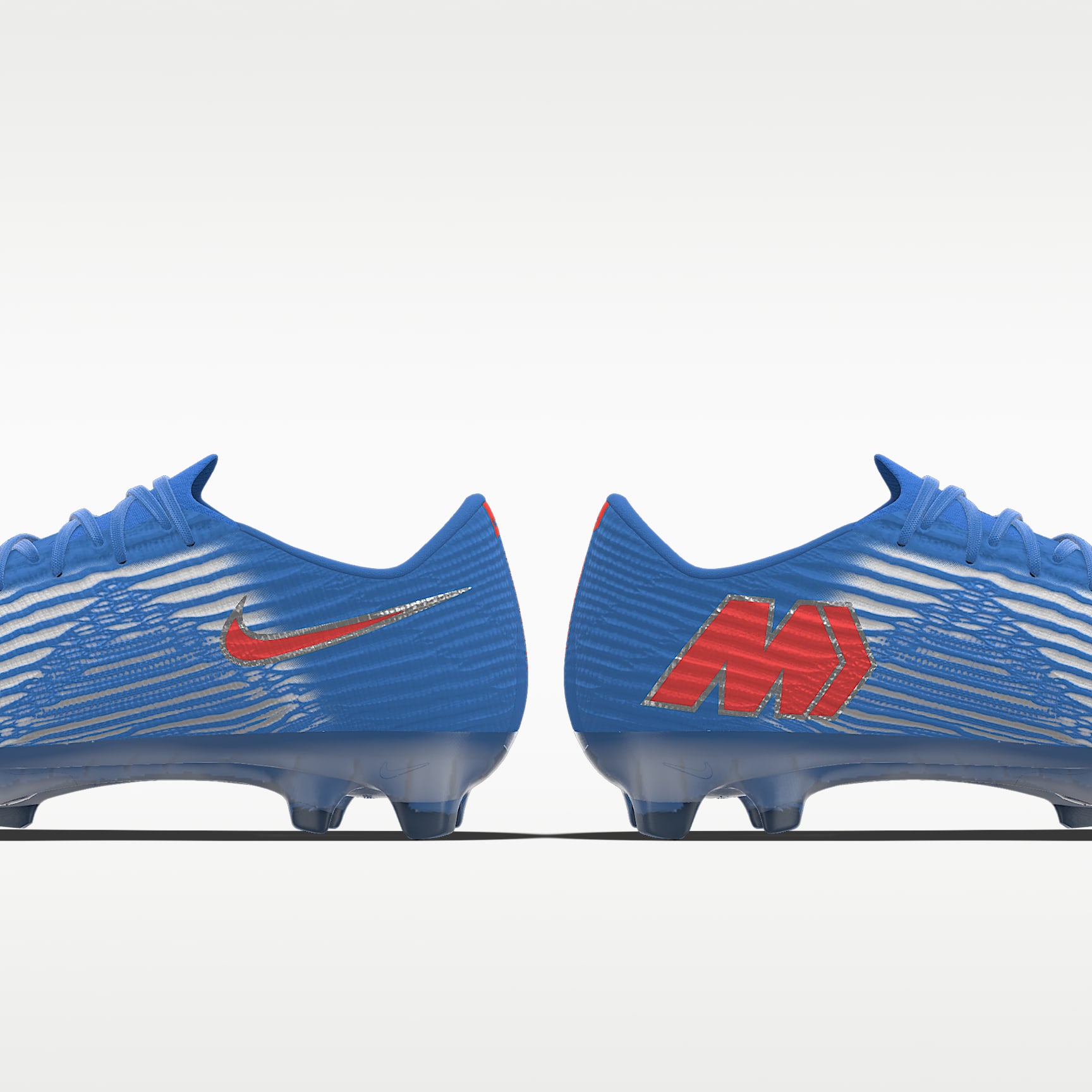 Nike Mercurial Superfly 11 Elite By You personalisierbarer Low-Top-Fußballschuh für normalen Rasen – Light Photo Blue/Light Photo Blue