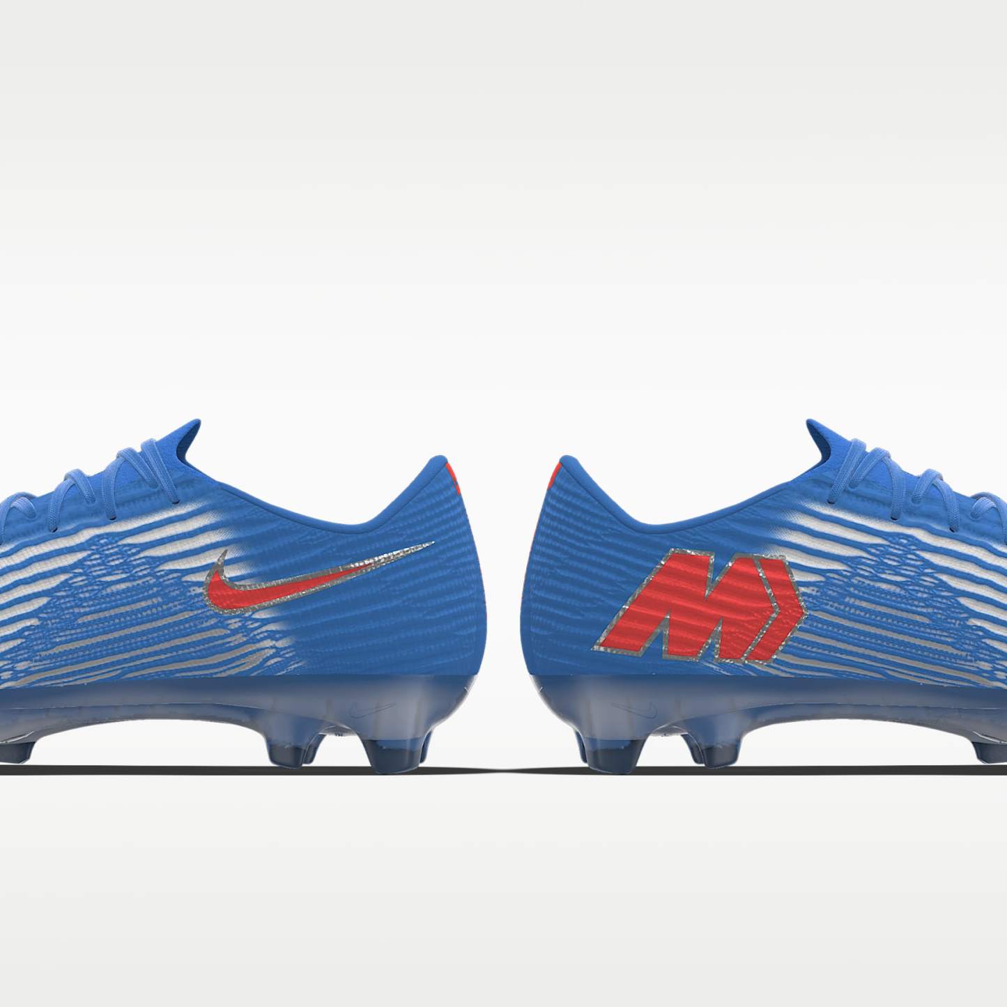 Nike Mercurial Superfly 11 Elite By You personalisierbarer Low-Top-Fußballschuh für normalen Rasen – Light Photo Blue/Light Photo Blue