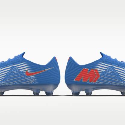 Nike Mercurial Superfly 11 Elite By You personalisierbarer Low-Top-Fußballschuh für normalen Rasen – Light Photo Blue/Light Photo Blue