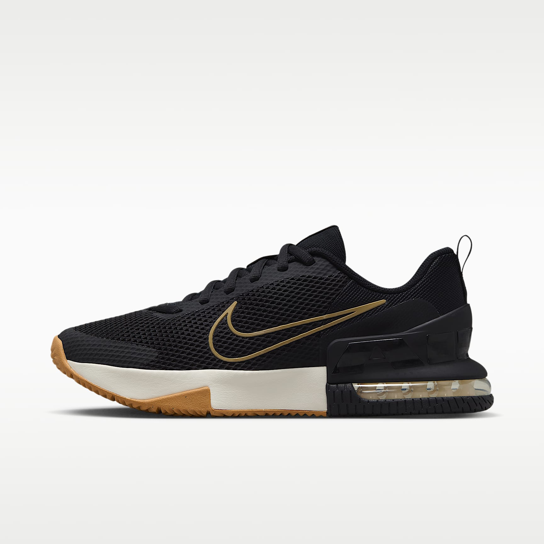 Nike Air Max Alpha Trainer 6 Workout-Schuh (Herren) – Schwarz/Sail/Gum Light Brown/Parachute Beige