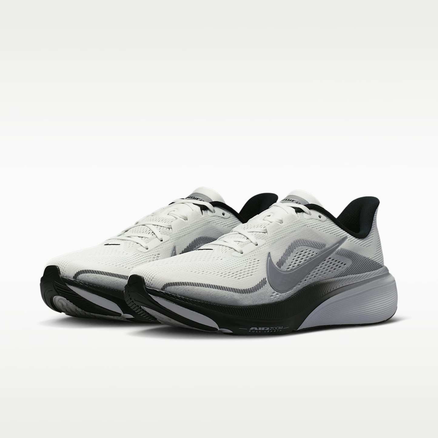 Nike Pegasus 42 Straßenlaufschuh (Herren) – Summit White/Photon Dust/Schwarz/Metallic Silver