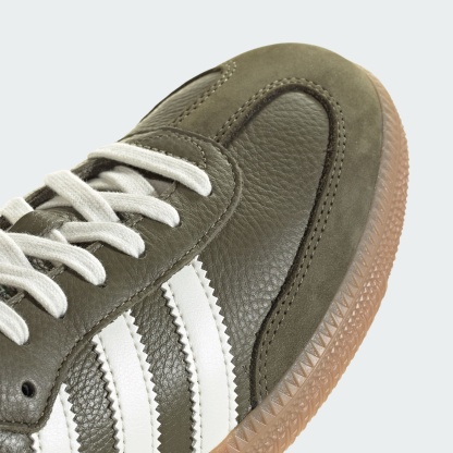SAMBA OG SCHUH – Medium Dark Khaki / Off White / Gum – JR0890