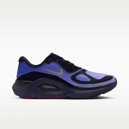 Nike Structure Plus Straßenlaufschuh (Damen) – Schwarz/Persian Violet/Purple Pulse/Metallic Silver