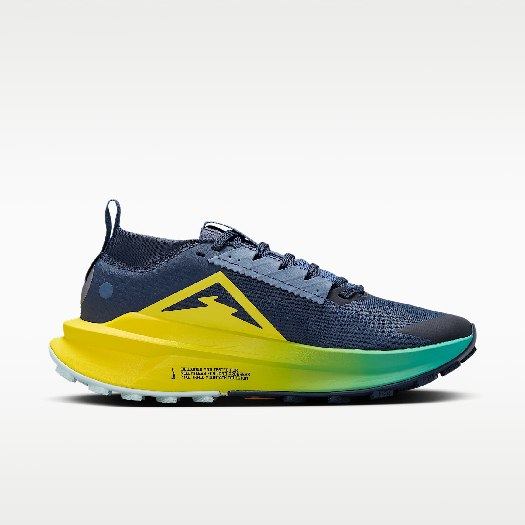 Nike Zegama 2 Traillaufschuh (Damen) – Thunder Blue/Diffused Blue/Opti Yellow/Glacier Blue