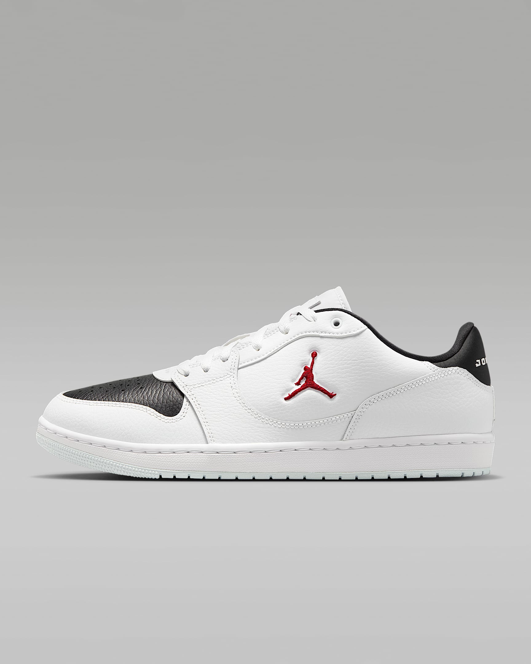 Jordan Court Connect Low Herrenschuhe – Weiß/Schwarz/Gym Red