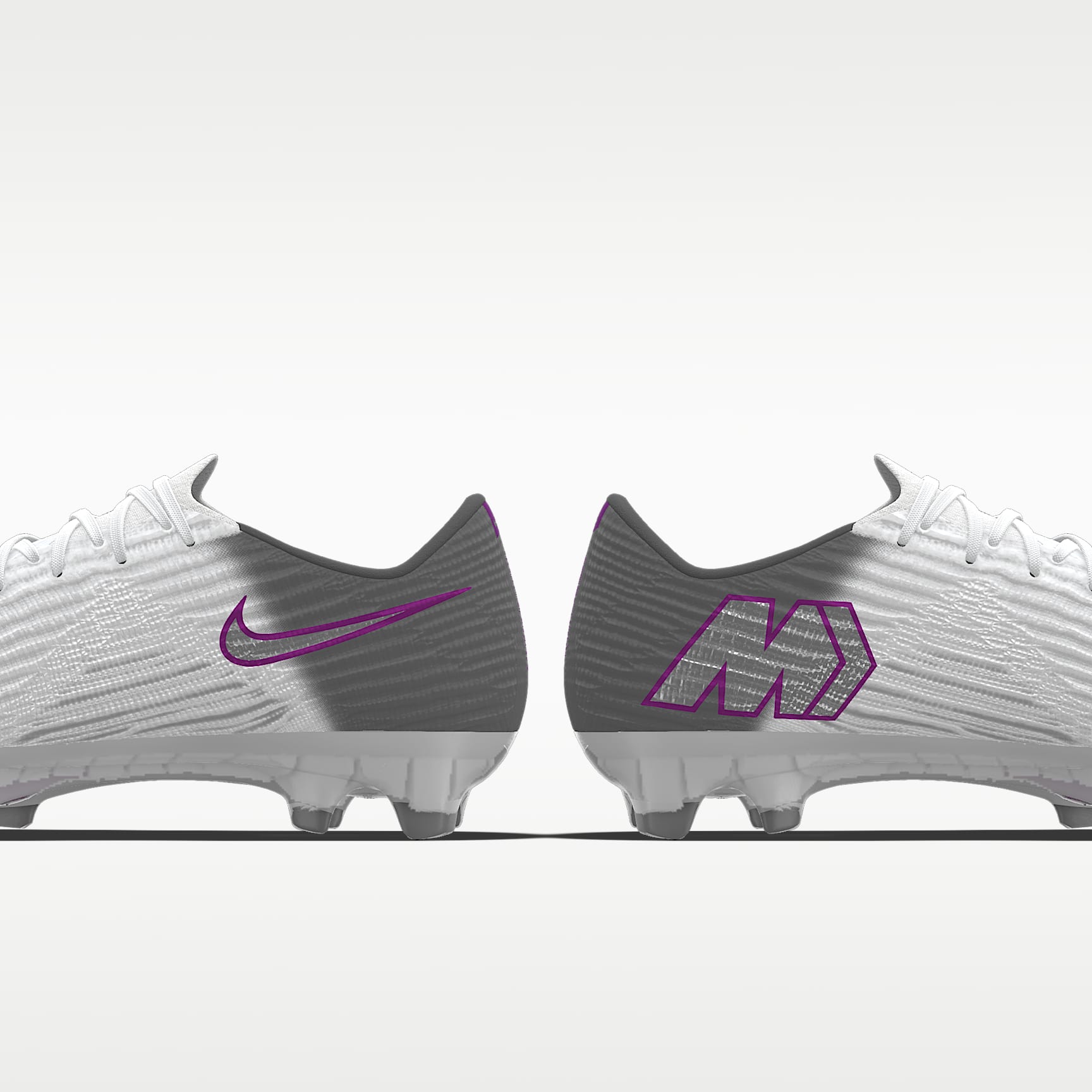 Nike Mercurial Superfly 11 Elite By You personalisierbarer Low-Top-Fußballschuh für normalen Rasen – Weiß/Weiß [7877710227]