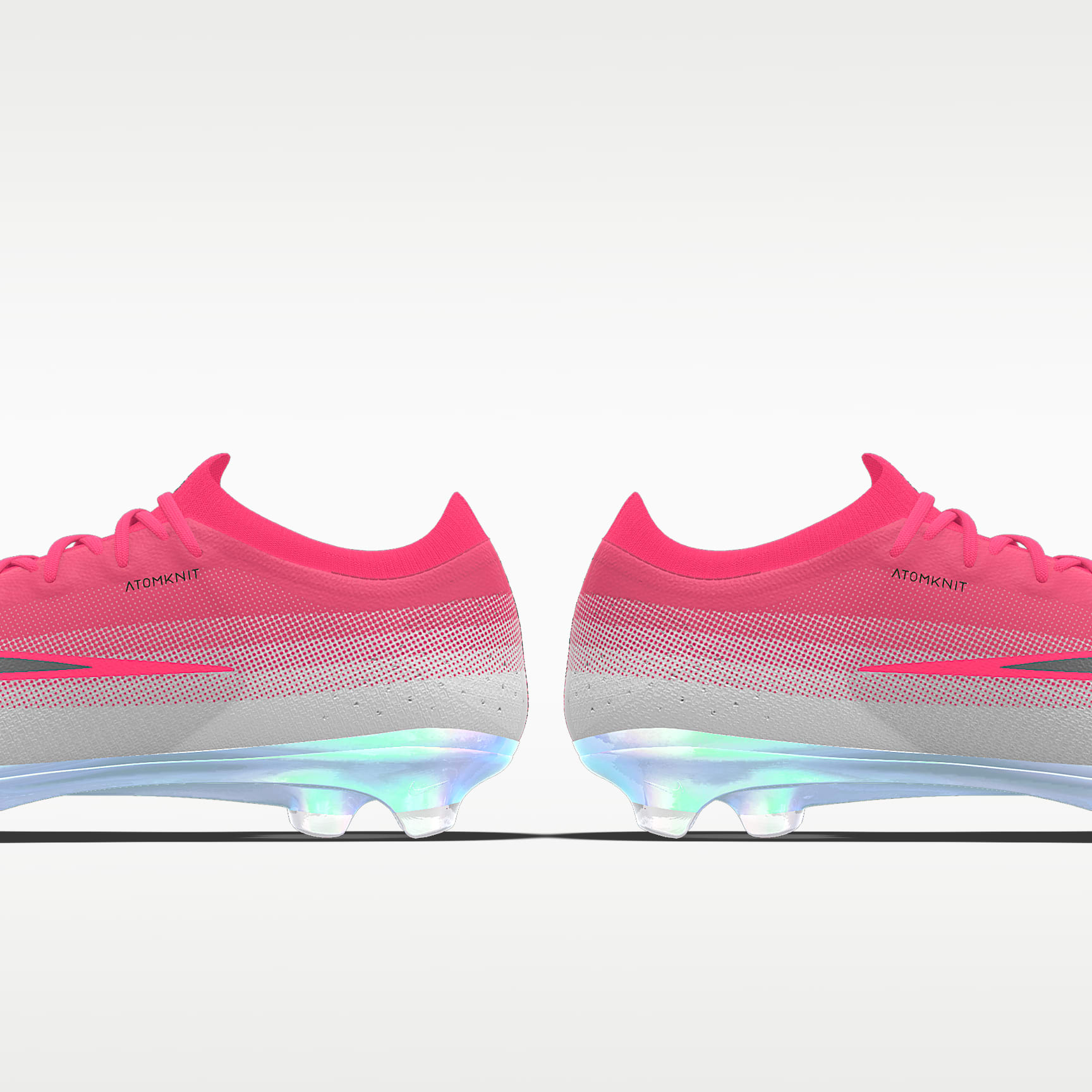 Nike Mercurial Vapor 17 Elite By You personalisierbarer Low-Top-Fußballschuh für normalen Rasen – Bright Crimson/Weiß [4510677869]