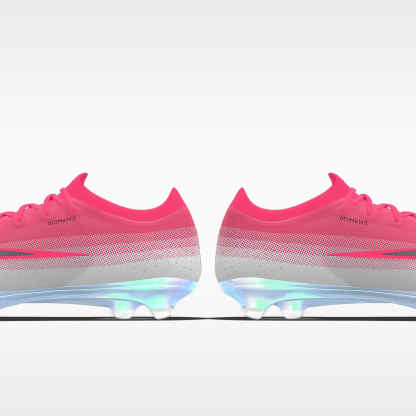 Nike Mercurial Vapor 17 Elite By You personalisierbarer Low-Top-Fußballschuh für normalen Rasen – Bright Crimson/Weiß [4510677869]