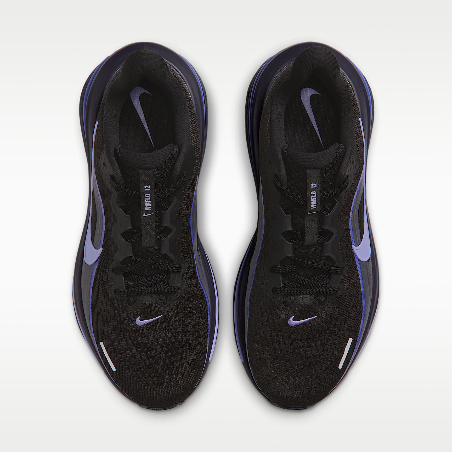 Nike Winflo 12 Straßenlaufschuh (Damen) – Schwarz/Gridiron/Persian Violet/Purple Pulse