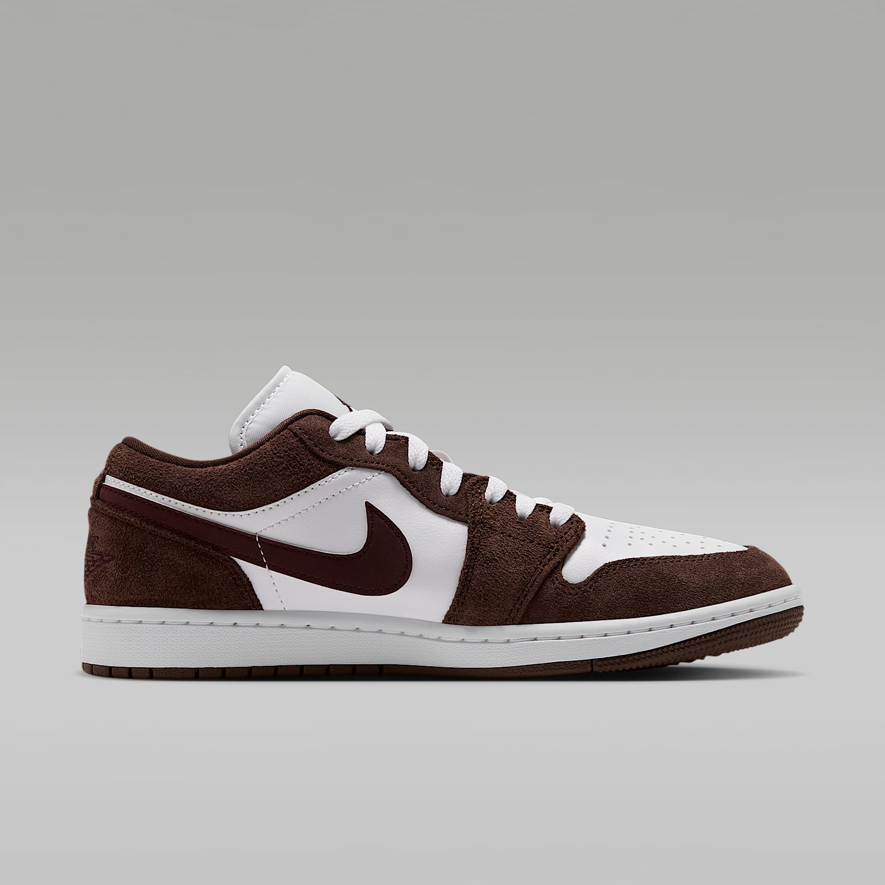 Air Jordan 1 Low Damenschuh – Cacao Wow/Weiß/Bronze Eclipse
