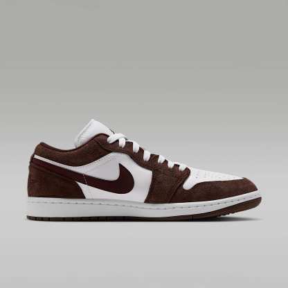 Air Jordan 1 Low Damenschuh – Cacao Wow/Weiß/Bronze Eclipse