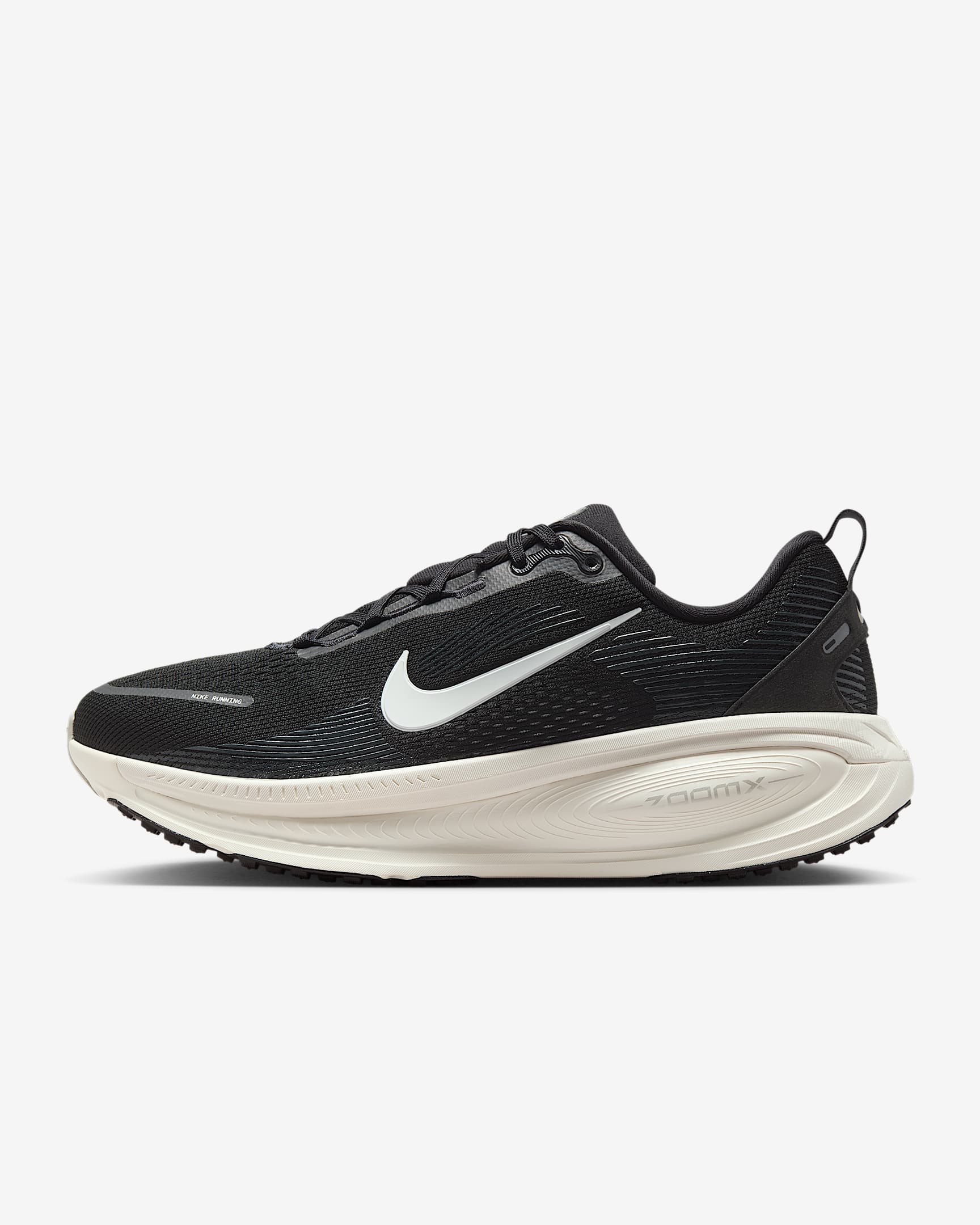 Nike Vomero 18 Herren-Laufschuh (weit) – Schwarz/Coconut Milk/Light Iron Ore/Summit White