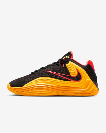 Giannis Freak 7 "Light Aqua" Basketballschuh – Schwarz/Laser Orange/Volt/Bright Crimson
