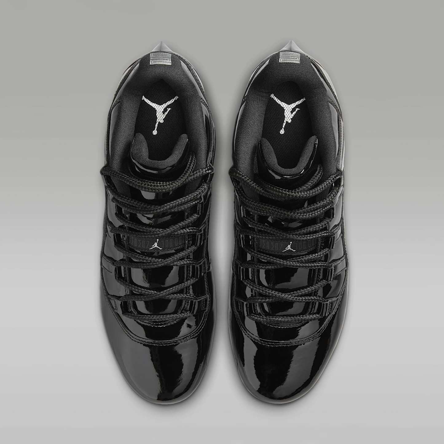 Jordan 11 Low TD American Football-Schuh (Herren) – Schwarz/Anthracite/Metallic Silver