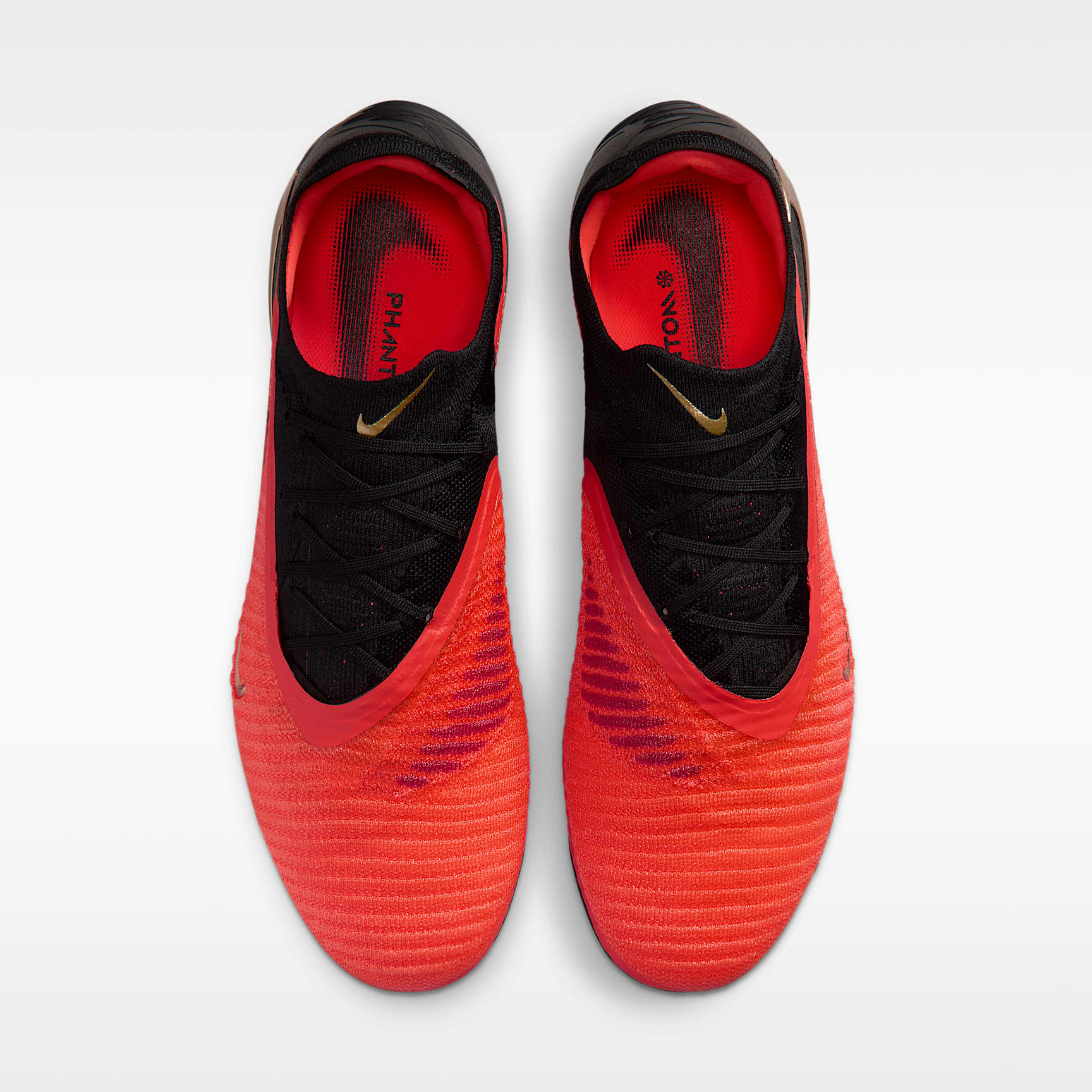 Nike Phantom 6 Low Elite Fußballschuh für normalen Rasen – Bright Crimson/Bright Crimson/Schwarz