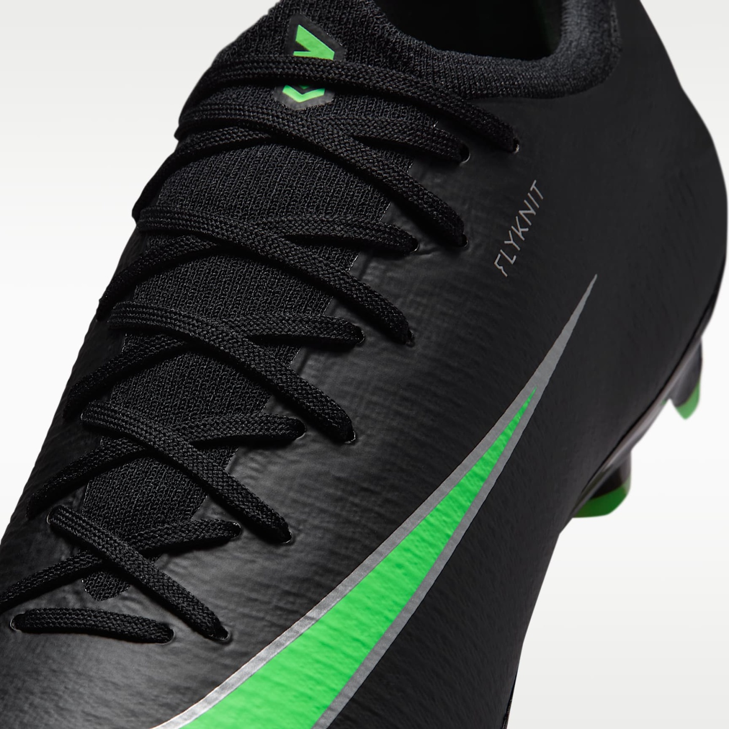 Nike Mercurial Vapor 17 Pro Low-Top-Fußballschuh für normalen Rasen – Schwarz/Schwarz/Illusion Green
