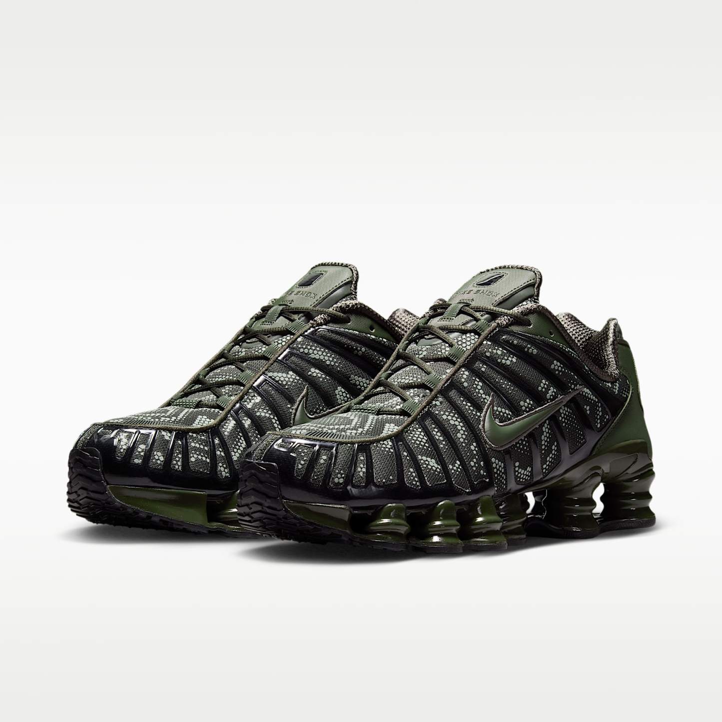 Nike Shox TL Herrenschuh – Newsprint/Schwarz/Newsprint