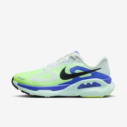 Nike Structure Plus Straßenlaufschuh (Herren) – Weiß/Volt Ice/Barely Green/Black Spruce