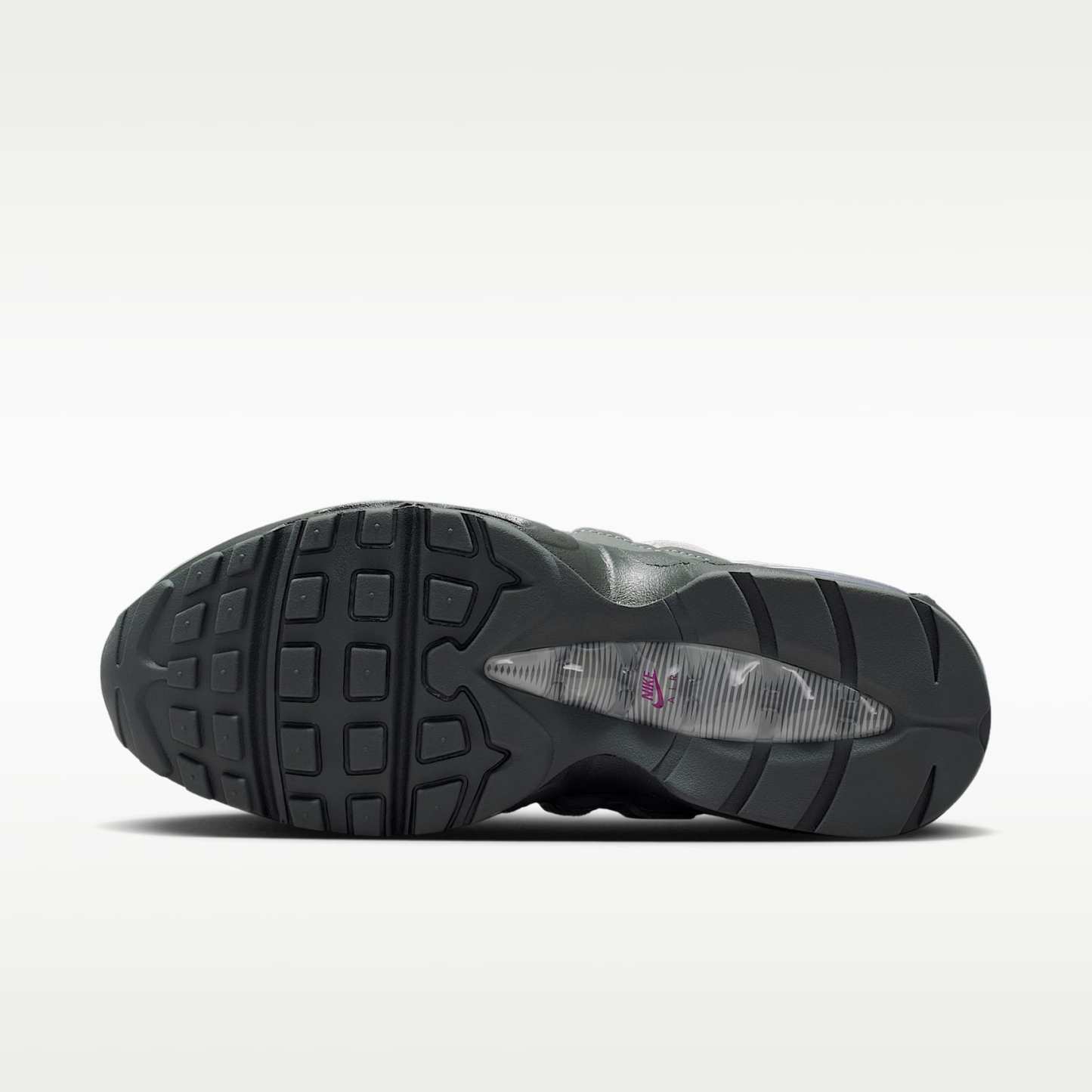 Nike Air Max 95 Big Bubble Schuh (Damen) – Cool Grey/Light Smoke Grey/Vast Grey/Bold Berry