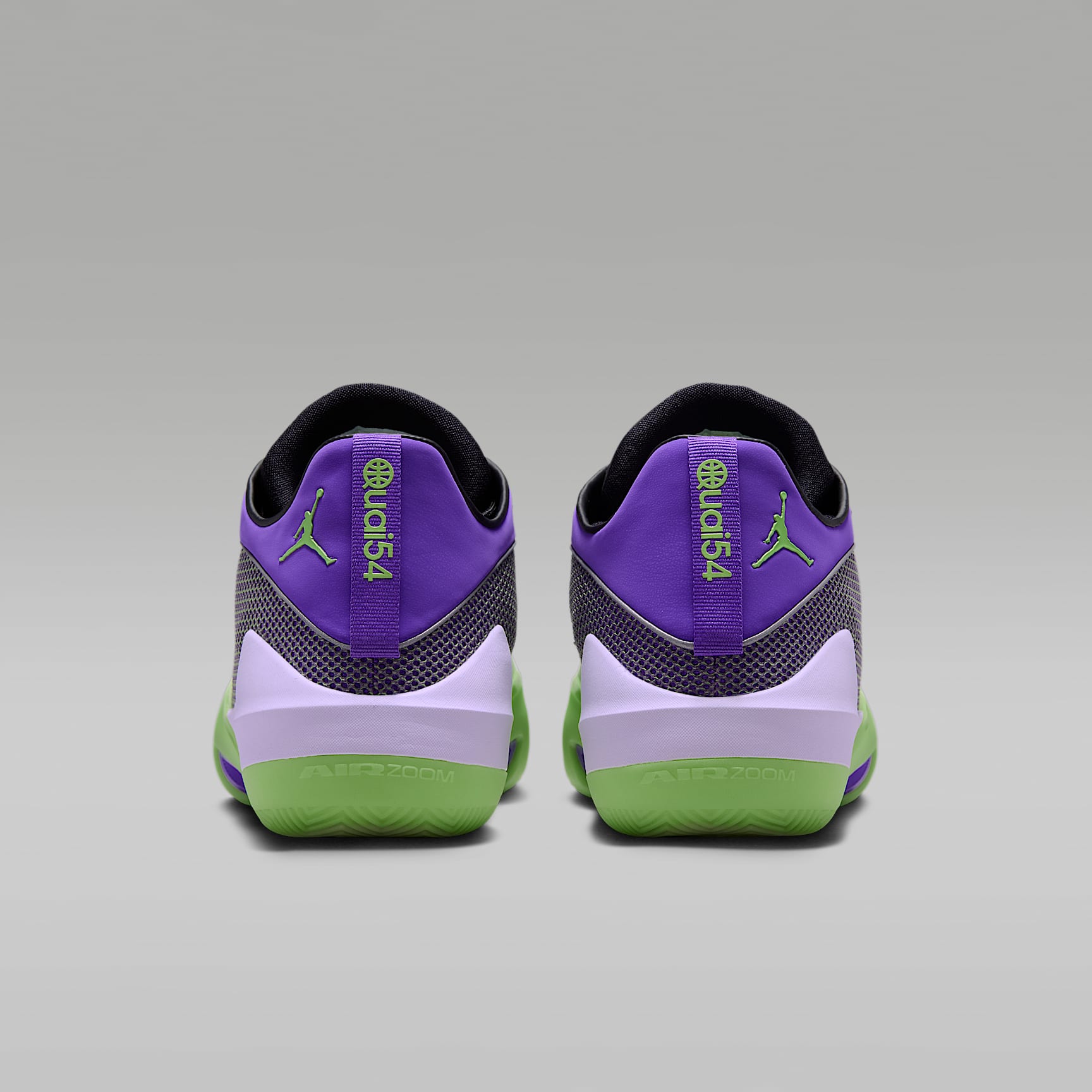 Jordan Triangle Quai 54 Basketballschuhe – Action Grape/Schwarz/Weiß/Key Lime