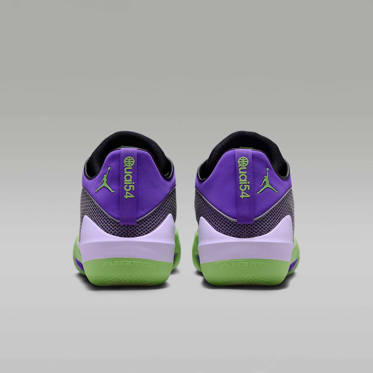 Jordan Triangle Quai 54 Basketballschuhe – Action Grape/Schwarz/Weiß/Key Lime