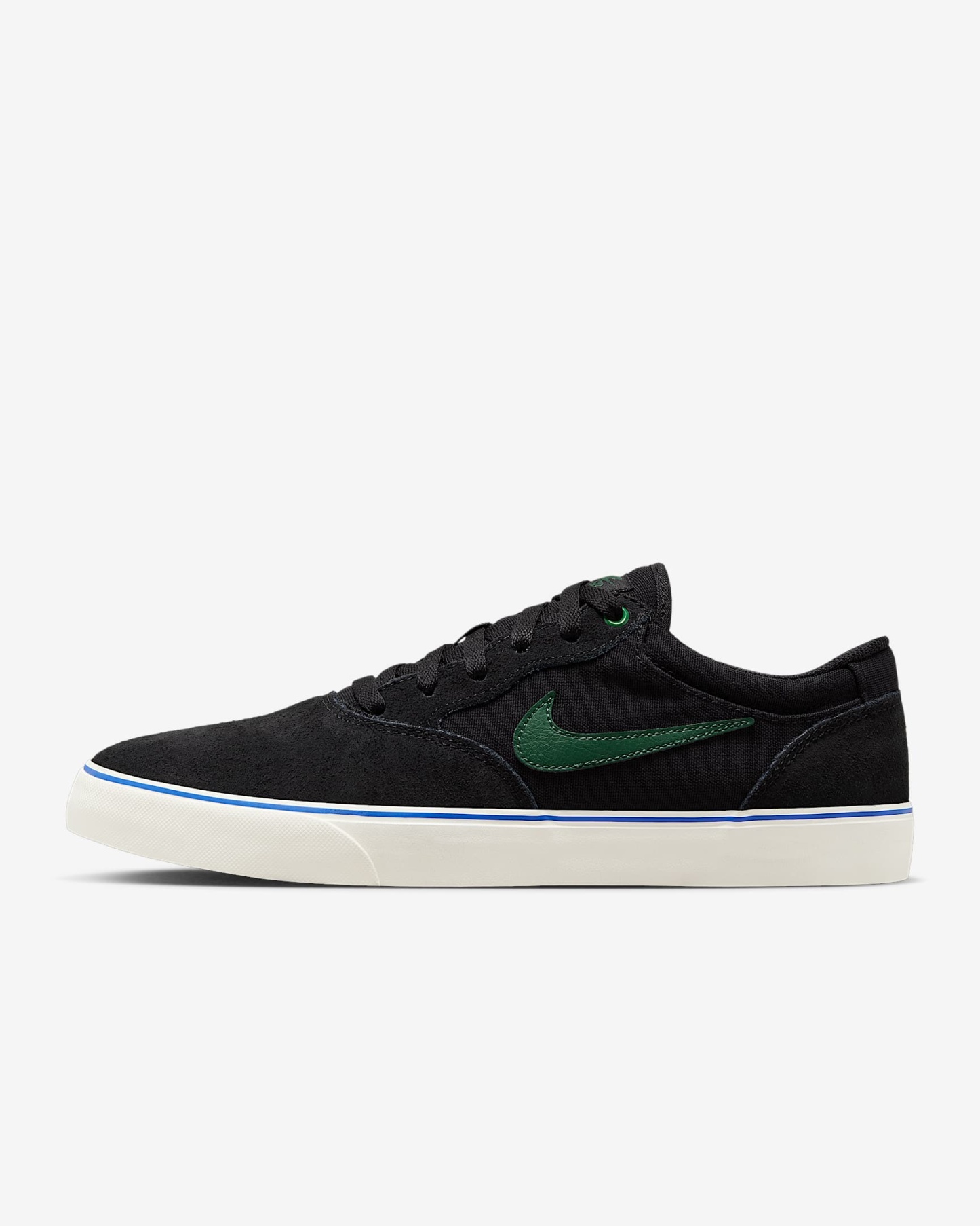 Nike SB Chron 2 Skateboardschuh – Schwarz/Sail/Racer Blue/Fir