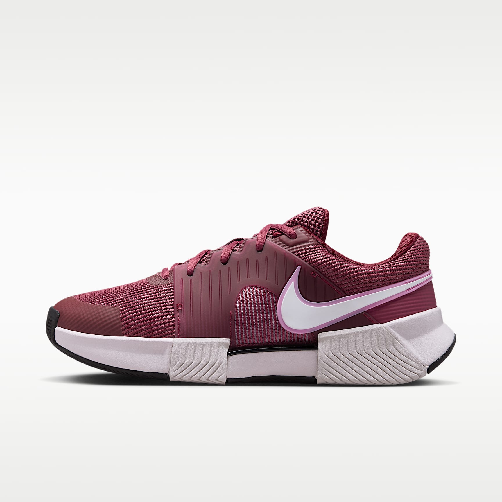 Nike GP Challenge 1.5 Hartplatz-Tennisschuh (Damen) – Pink Smoke/Vast Grey/Schwarz/Weiß