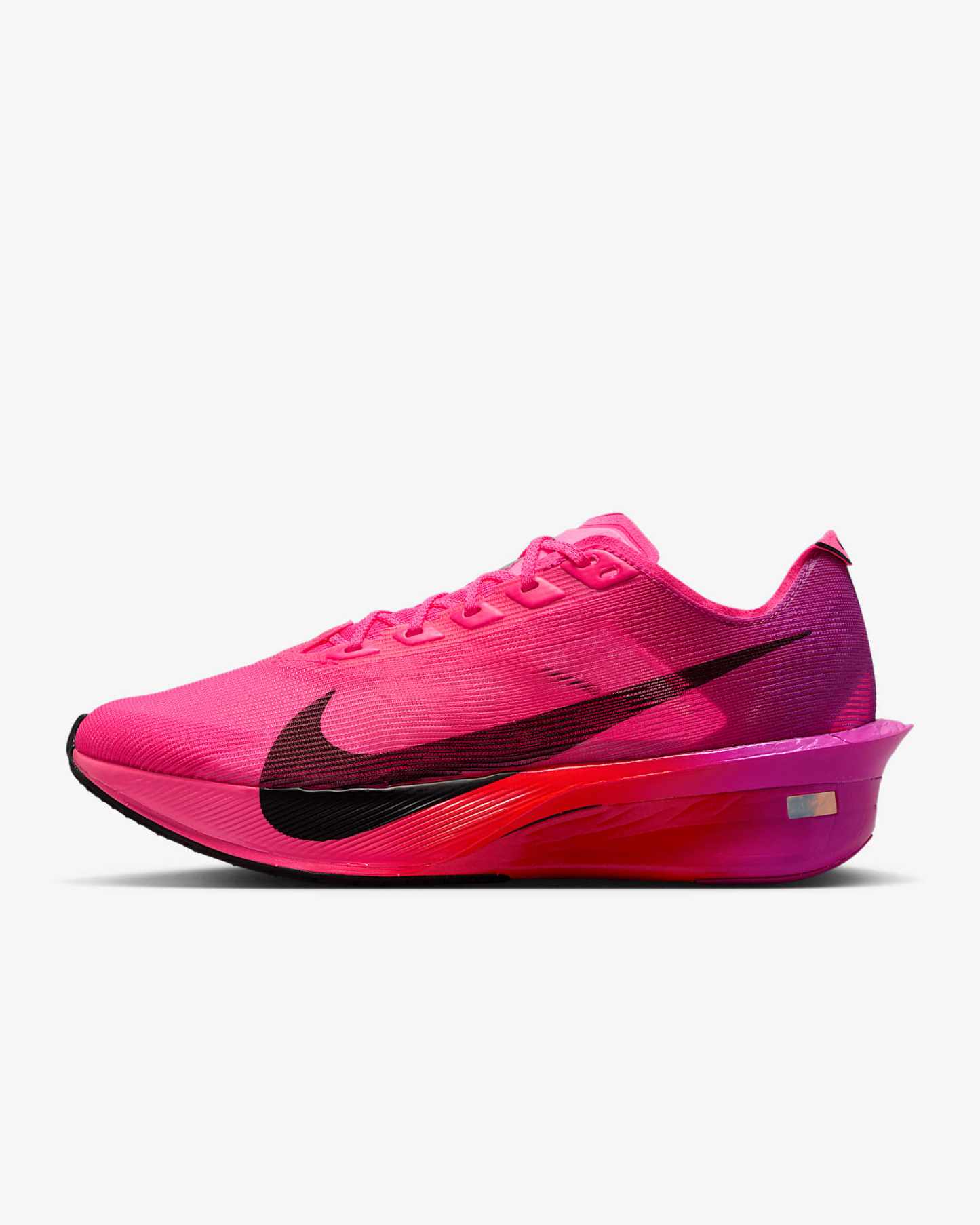 Nike Vaporfly 4 Straßenlaufschuh für Wettkämpfe (Damen) – Hyper Pink/Fuchsia Blast/Laser Crimson/Schwarz