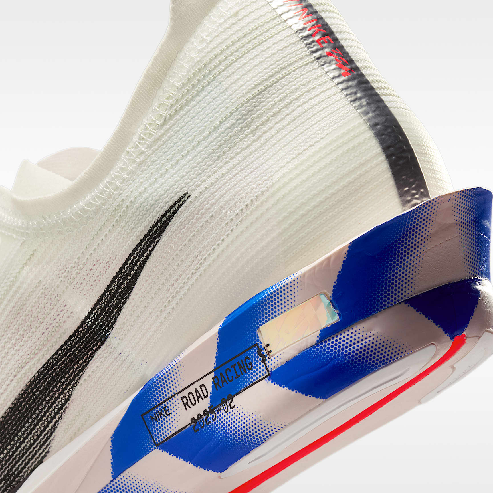 Nike Streakfly 2 Straßenlaufschuh für Wettkämpfe (Herren) – Weiß/Racer Blue/Bright Crimson/Schwarz