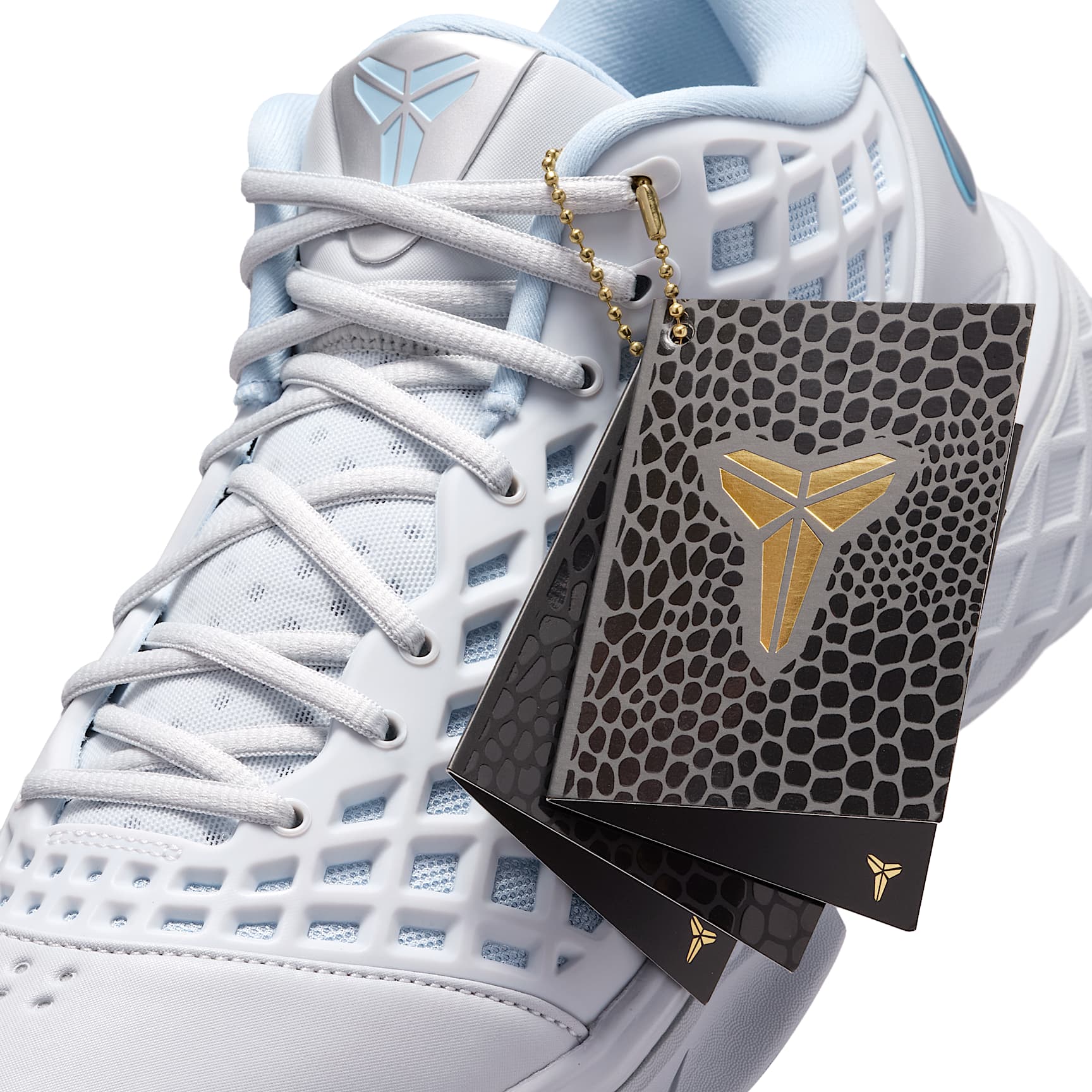 Kobe III Low Protro Herren-Basketballschuh – Pure Platinum/Armory Blue