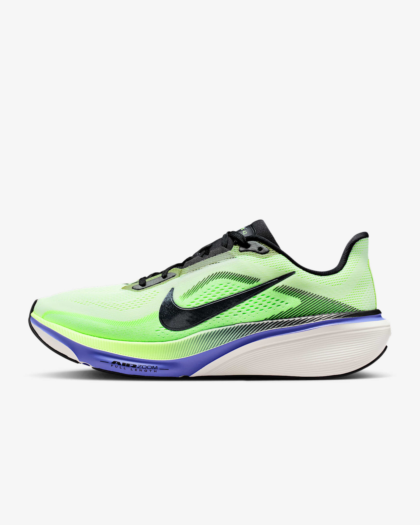 Nike Pegasus 42 Straßenlaufschuh (Herren) – Volt Tint/Sapphire/Lime Blast/Black Spruce