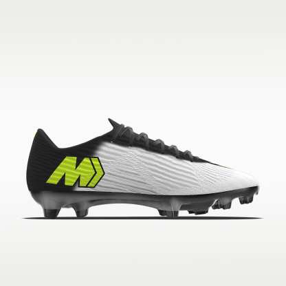 Nike Mercurial Superfly 11 Elite By You personalisierbarer Low-Top-Fußballschuh für normalen Rasen – Schwarz/Schwarz