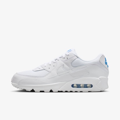 Nike Air Max 90 Herrenschuh – Weiß/Blue Crystal/Weiß