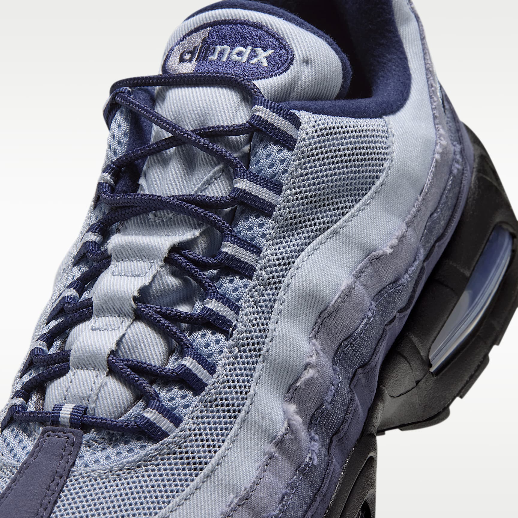 Nike Air Max 95 Big Bubble Schuh (Herren) – Ashen Slate/Midnight Navy/Light Armory Blue/Light Armory Blue