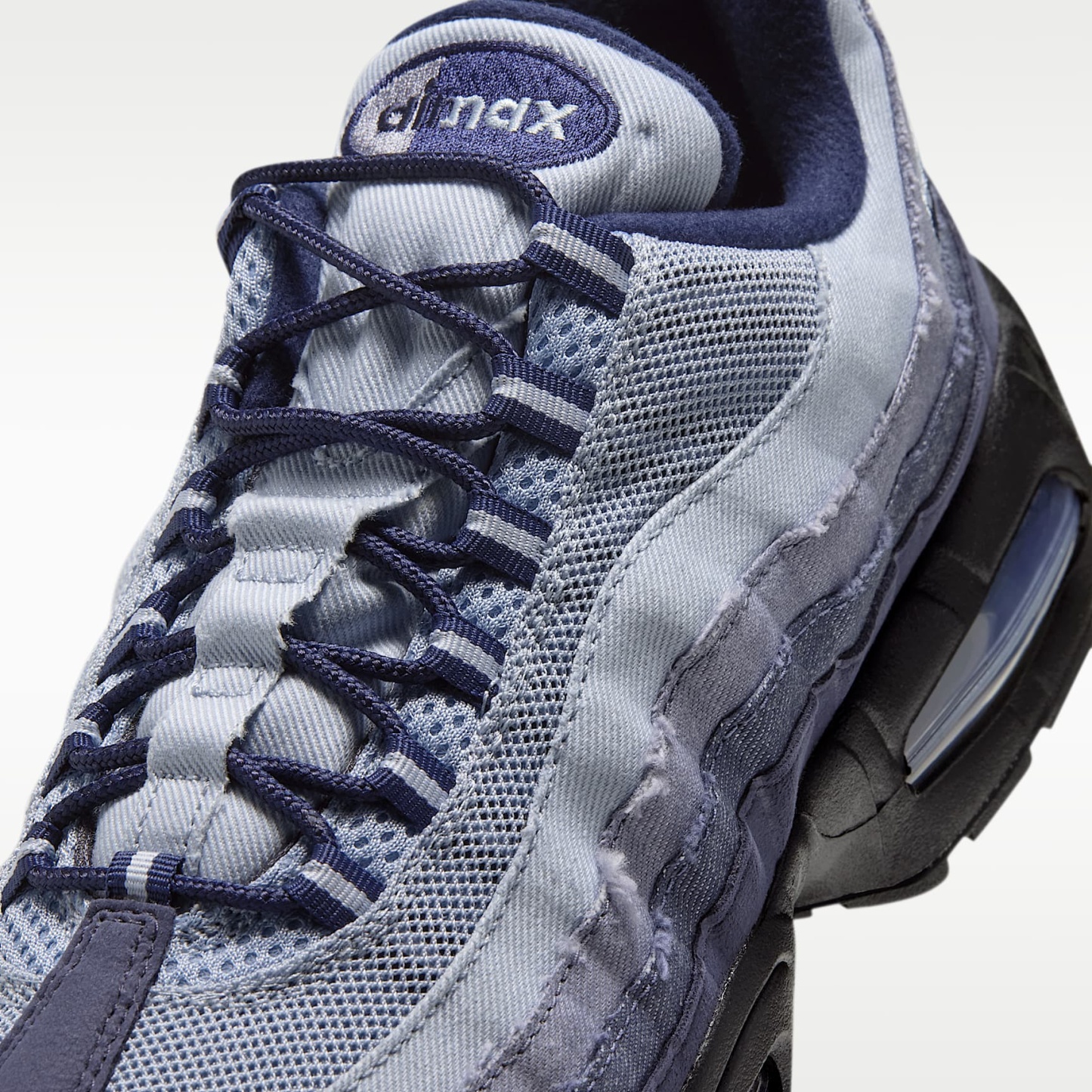 Nike Air Max 95 Big Bubble Schuh (Herren) – Ashen Slate/Midnight Navy/Light Armory Blue/Light Armory Blue