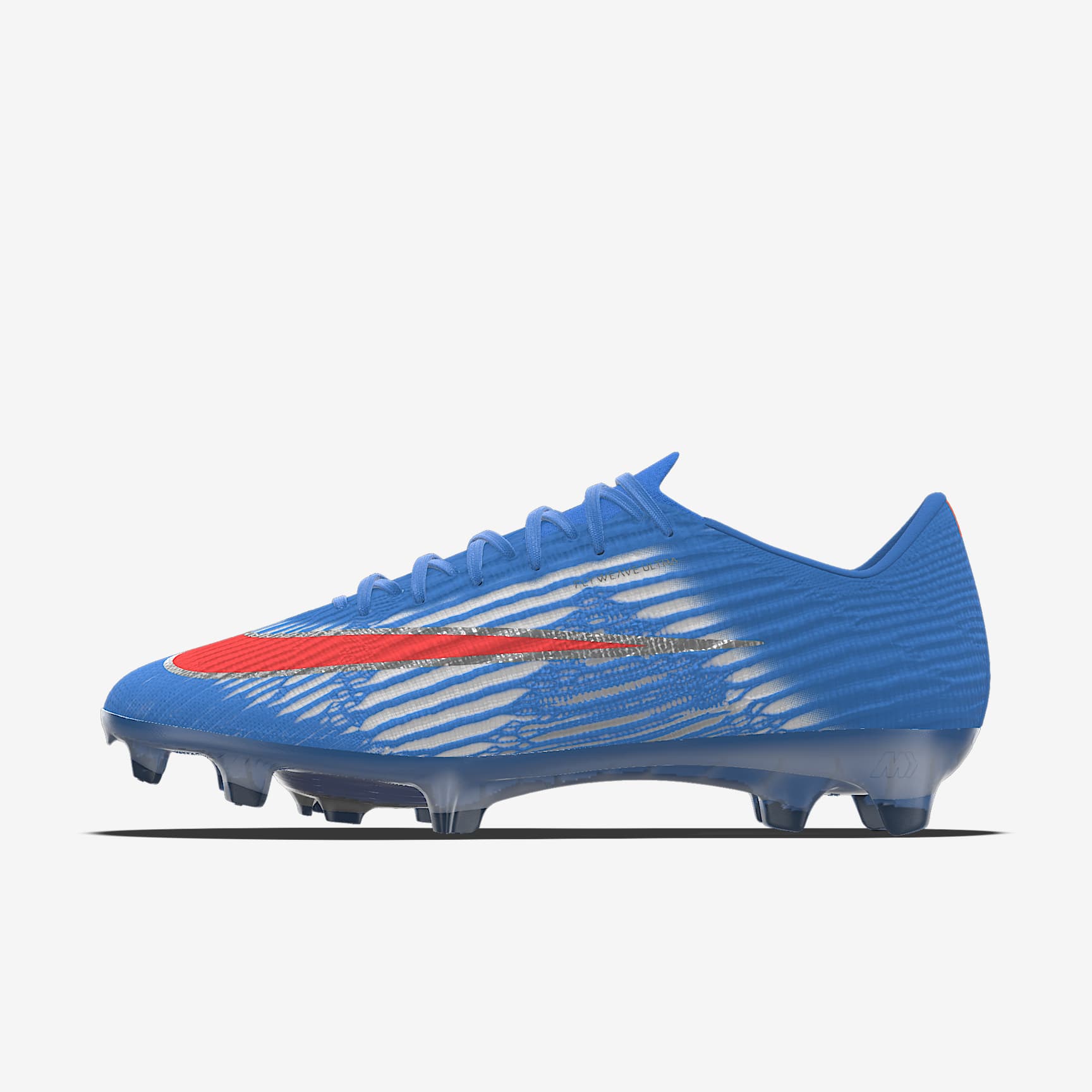 Nike Mercurial Superfly 11 Elite By You personalisierbarer Low-Top-Fußballschuh für normalen Rasen – Light Photo Blue/Light Photo Blue