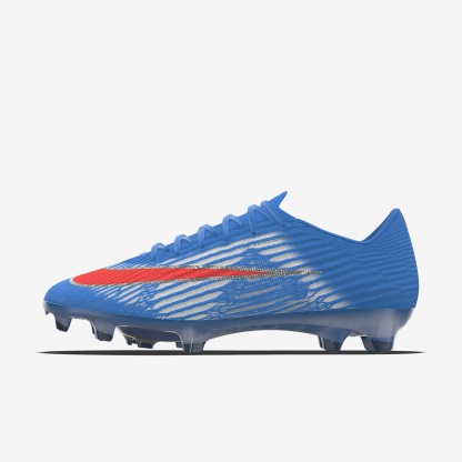 Nike Mercurial Superfly 11 Elite By You personalisierbarer Low-Top-Fußballschuh für normalen Rasen – Light Photo Blue/Light Photo Blue
