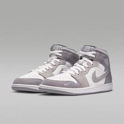 Air Jordan 1 Mid SE Schuh (Herren) – Summit White/Wolf Grey/Pure Platinum