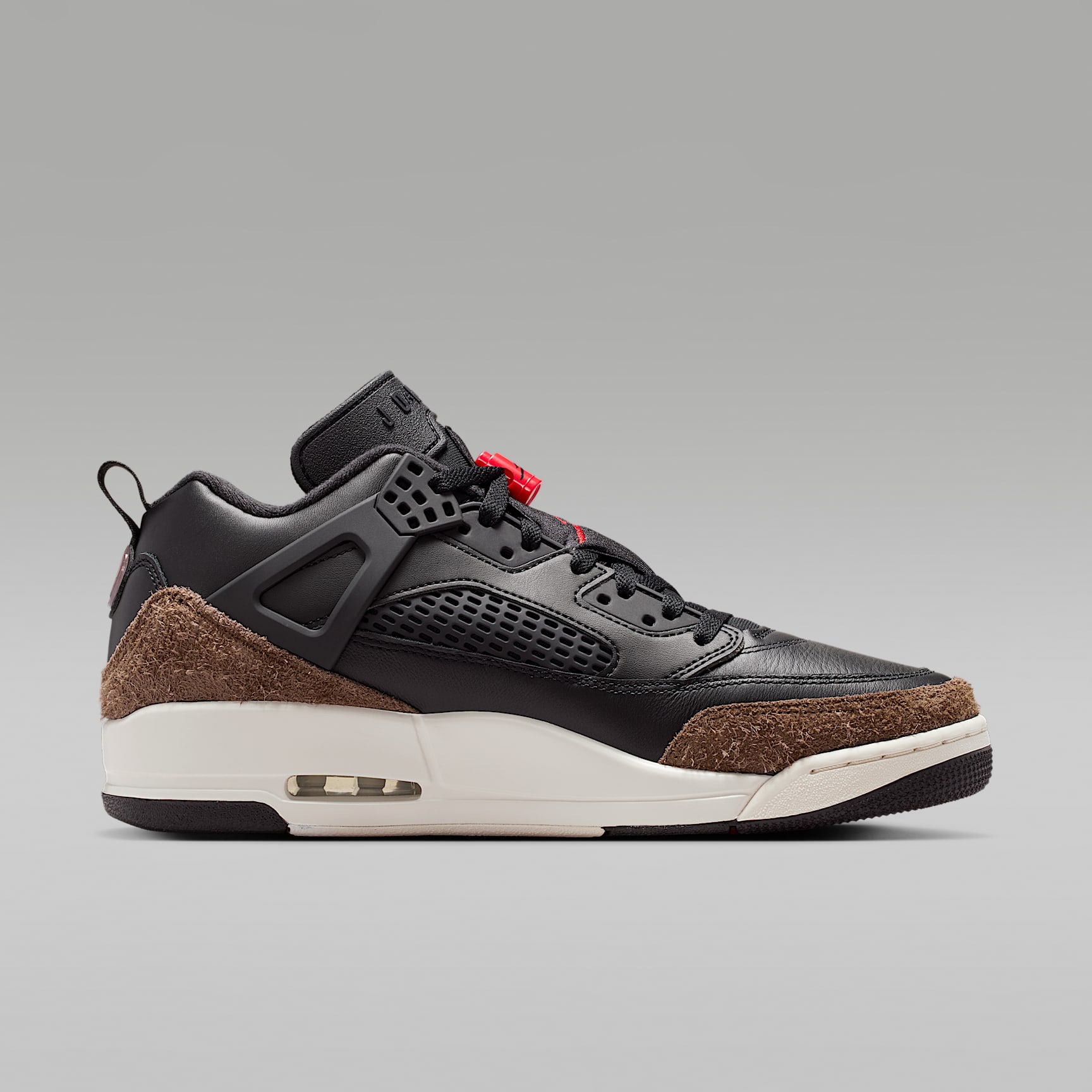 Jordan Spizike Low Herrenschuh – Schwarz/Palomino/Phantom/University Red