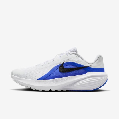 Nike Downshifter 14 Straßenlaufschuh (Herren) – Weiß/Racer Blue/Anthracite/Schwarz