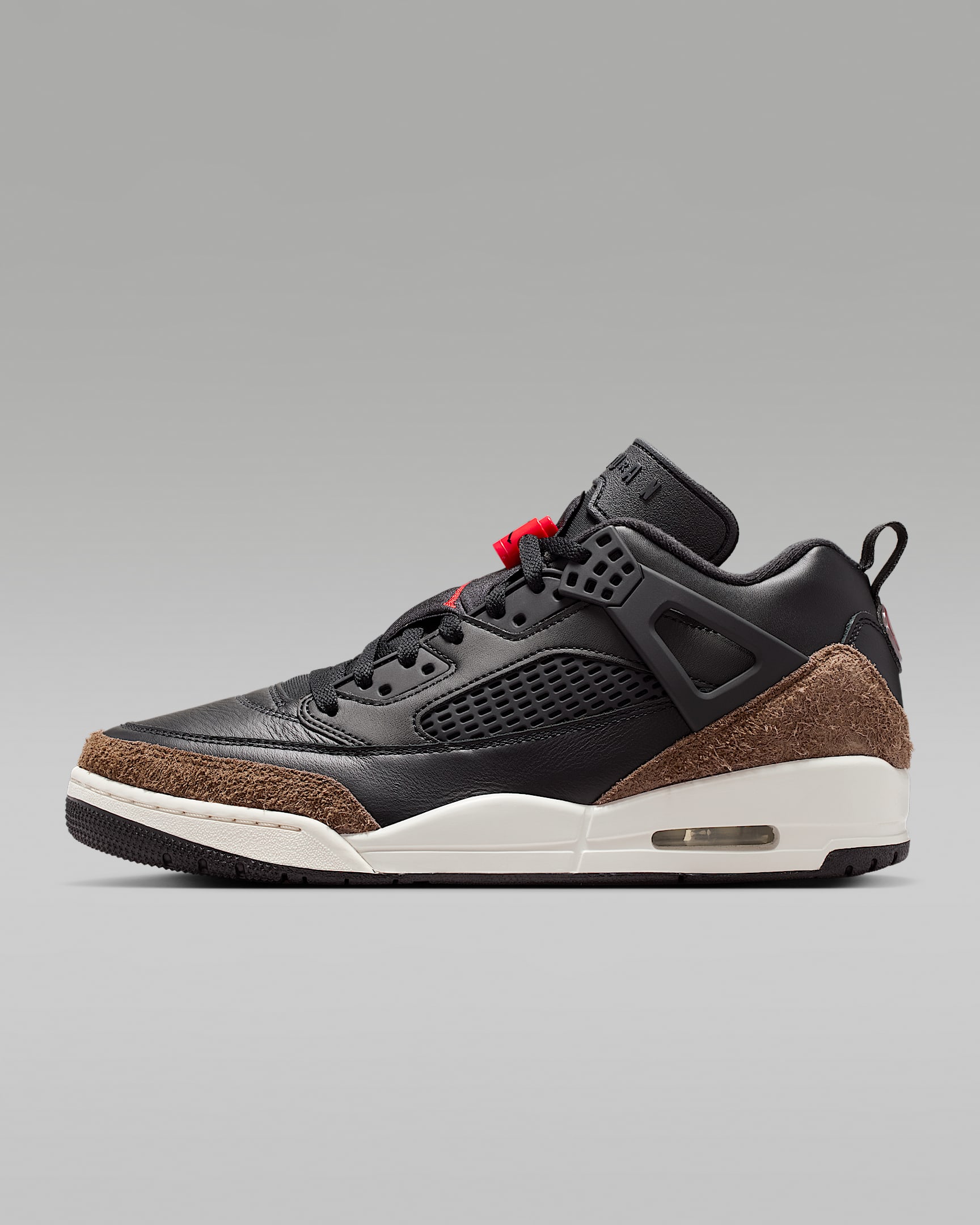 Jordan Spizike Low Herrenschuh – Schwarz/Palomino/Phantom/University Red